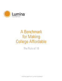 A Benchmark for Making College Affordable