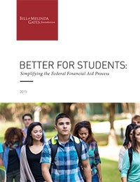 Better for Students: Simplifying the Federal Financial Aid Process