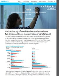 Persistence patterns of non-first-time (NFT) college students