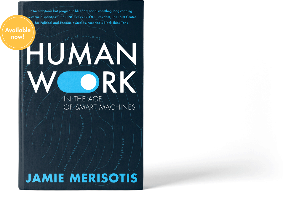 Book cover of Human Work with Coming Soon emblem