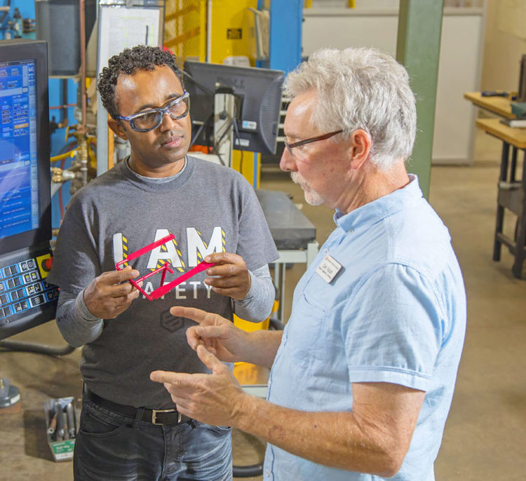 Dan Ralph of Hennepin's plastics program