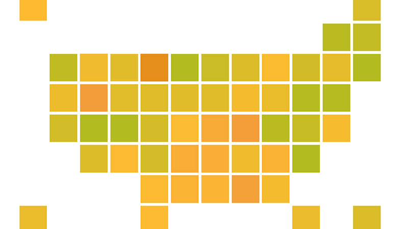 A Stronger Nation icon shows states in citric colors. They're square.