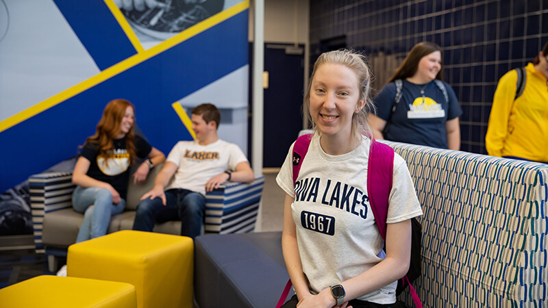 Students at Iowa Lakes Community College